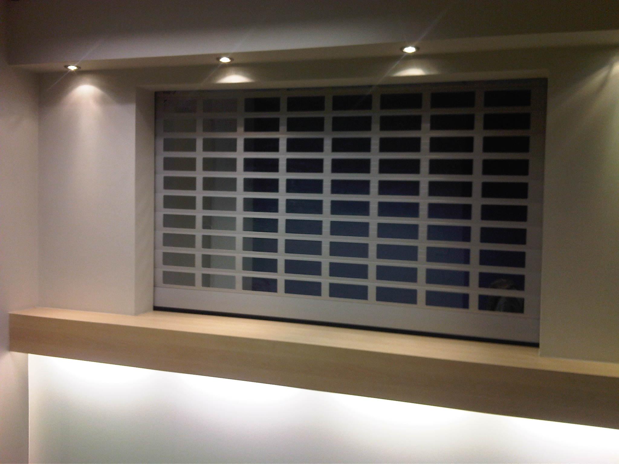 Rolling Grille Bar Shutter 58% Vision